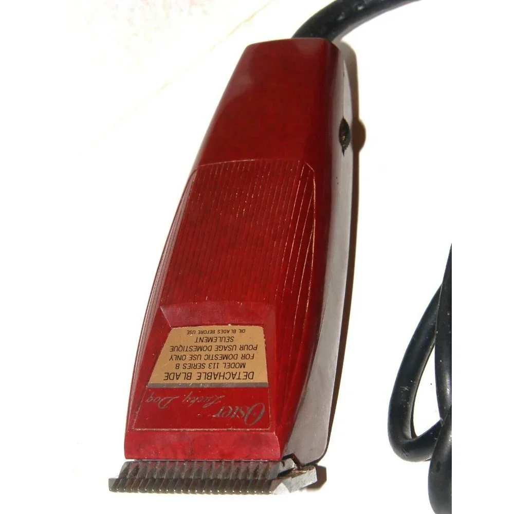 Oster Lucky Dog 113 Series B Clipper Trimmer Dog Grooming Vintage Working XTRAS